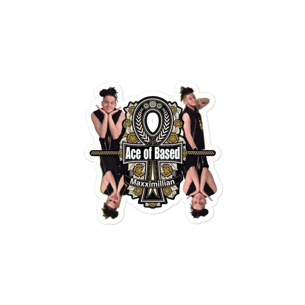 Maxximillian "Ace of Based" Bubble-free stickers