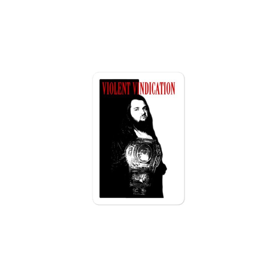 Cameron Stevens "Scarface ICW Champ" Bubble-free stickers