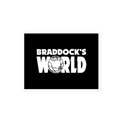 Alex Braddock "Braddock's World" Bubble-free stickers