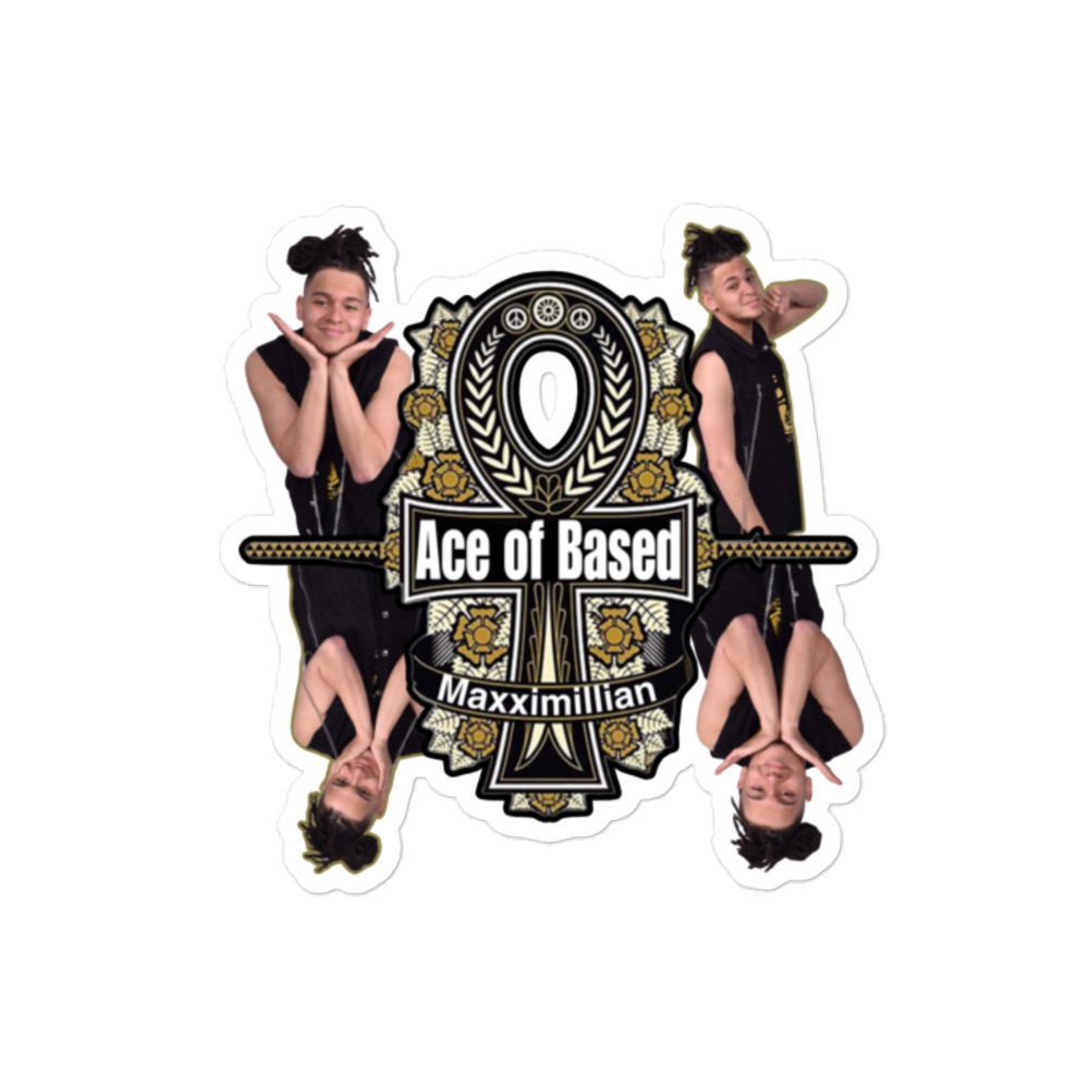Maxximillian "Ace of Based" Bubble-free stickers