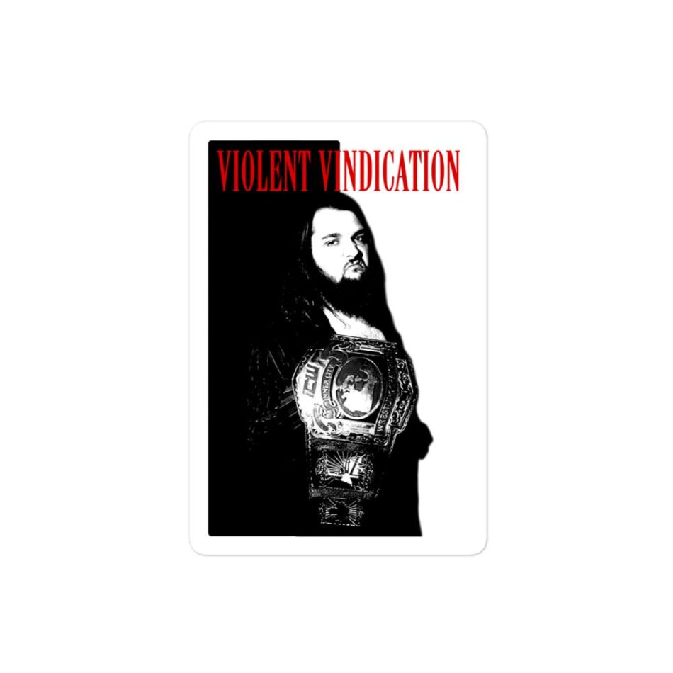 Cameron Stevens "Scarface ICW Champ" Bubble-free stickers