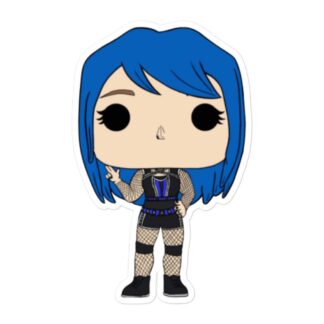 Heather Blue "POP!" Bubble-free stickers