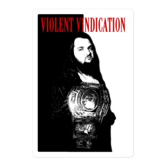 Cameron Stevens "Scarface ICW Champ" Bubble-free stickers