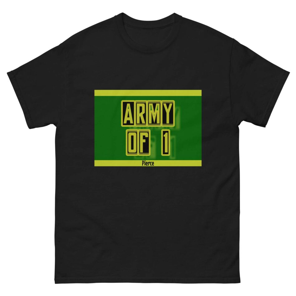 TJ Pierce "Army of One" Short Sleeve Unisex T-Shirt