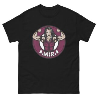 AMIRA "Double Guns Pose" Short Sleeve Unisex t-shirt