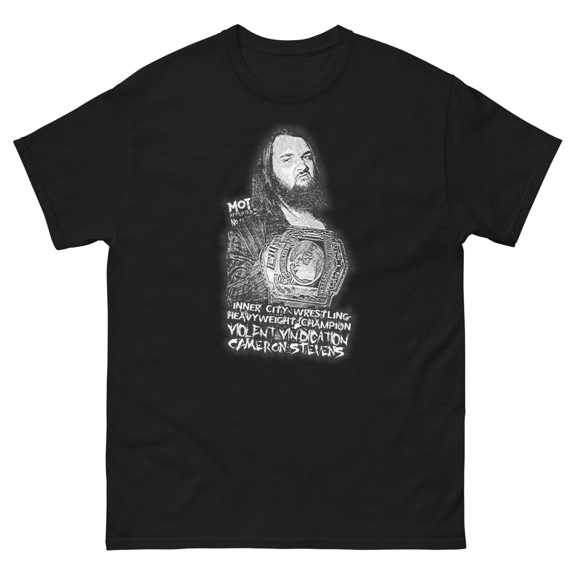 Cameron Stevens "ICW Heavyweight Champion" Short Sleeve Unisex t-shirt