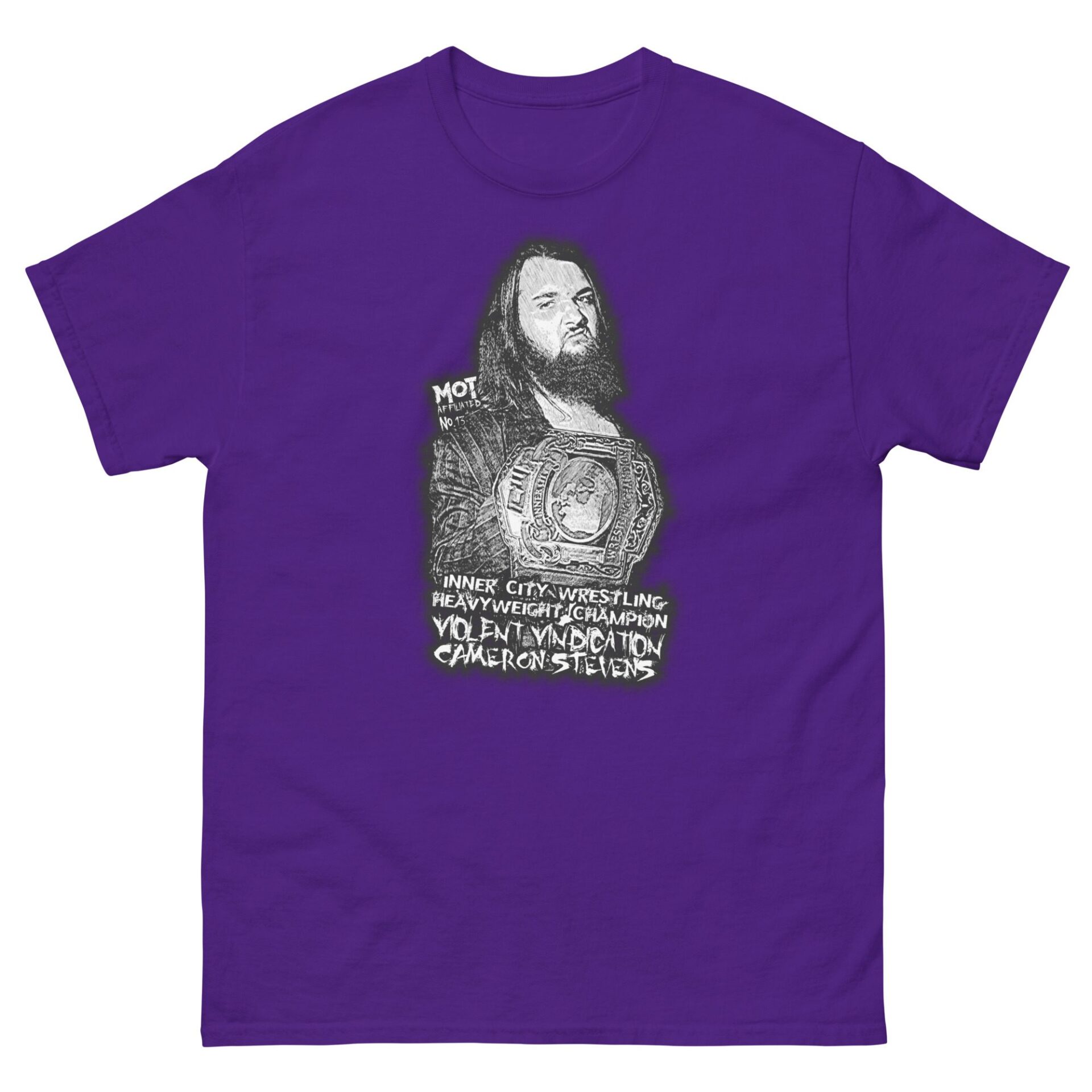 Cameron Stevens "ICW Heavyweight Champion" Short Sleeve Unisex t-shirt