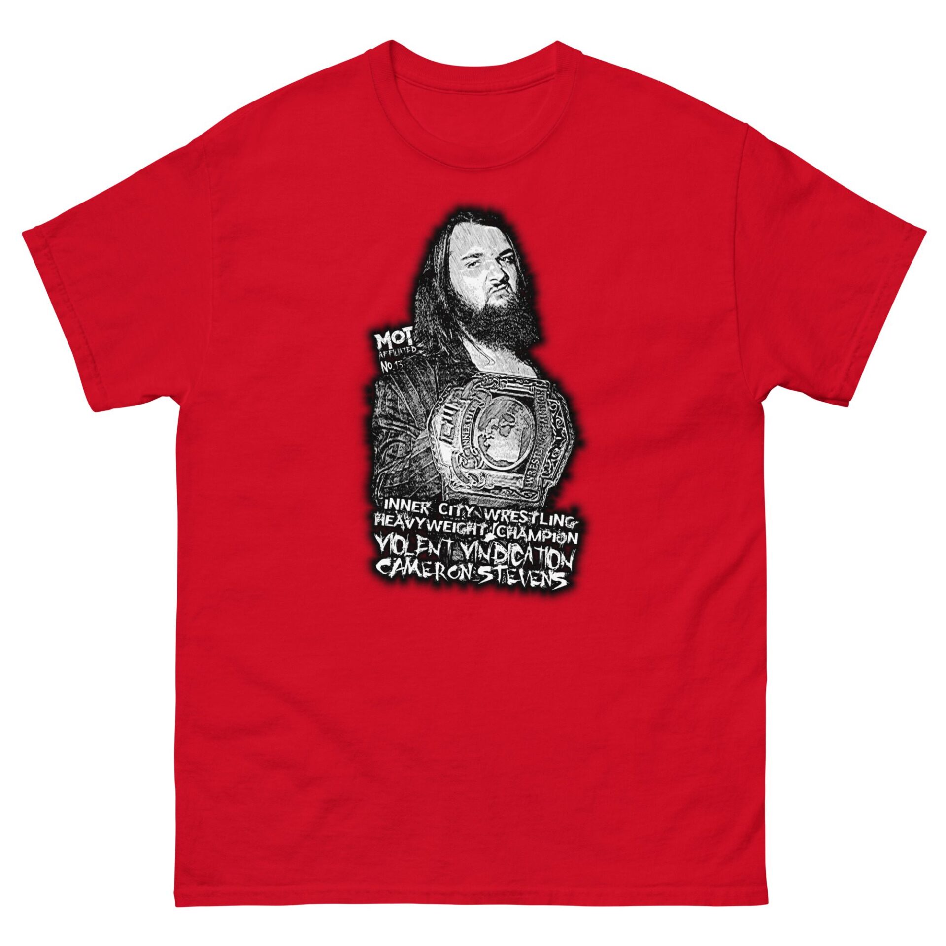 Cameron Stevens "ICW Heavyweight Champion" Short Sleeve Unisex t-shirt