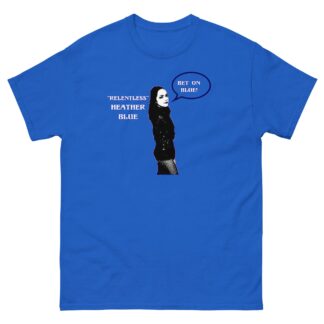 Heather Blue "Bet on Blue" Short Sleeve Unisex t-shirt
