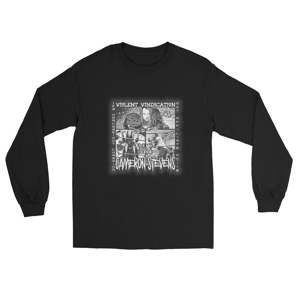 Cameron Stevens "Violent Champion Collage" Unisex Long Sleeve Shirt