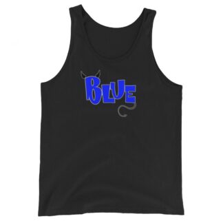 Heather Blue "Blue She-Devil" Unisex Tank Top