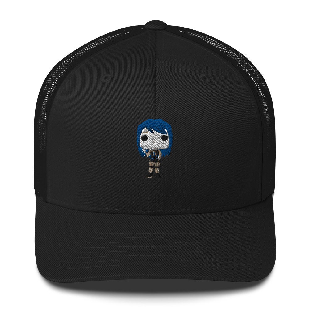 Heather Blue "POP!" Trucker Hat