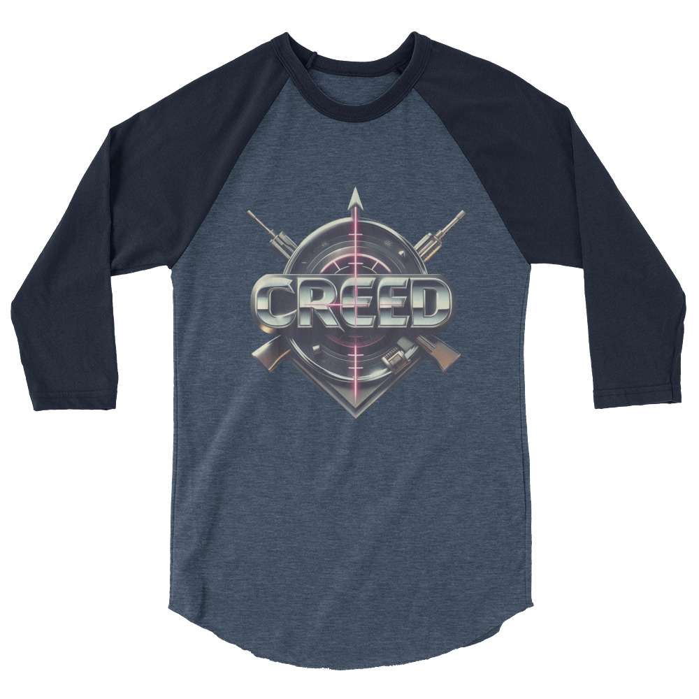 James Creed "Creed Guns" 3/4 sleeve raglan shirt