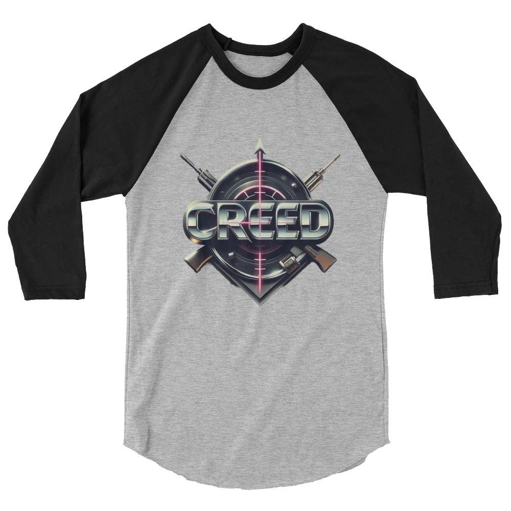 James Creed "Creed Guns" 3/4 sleeve raglan shirt