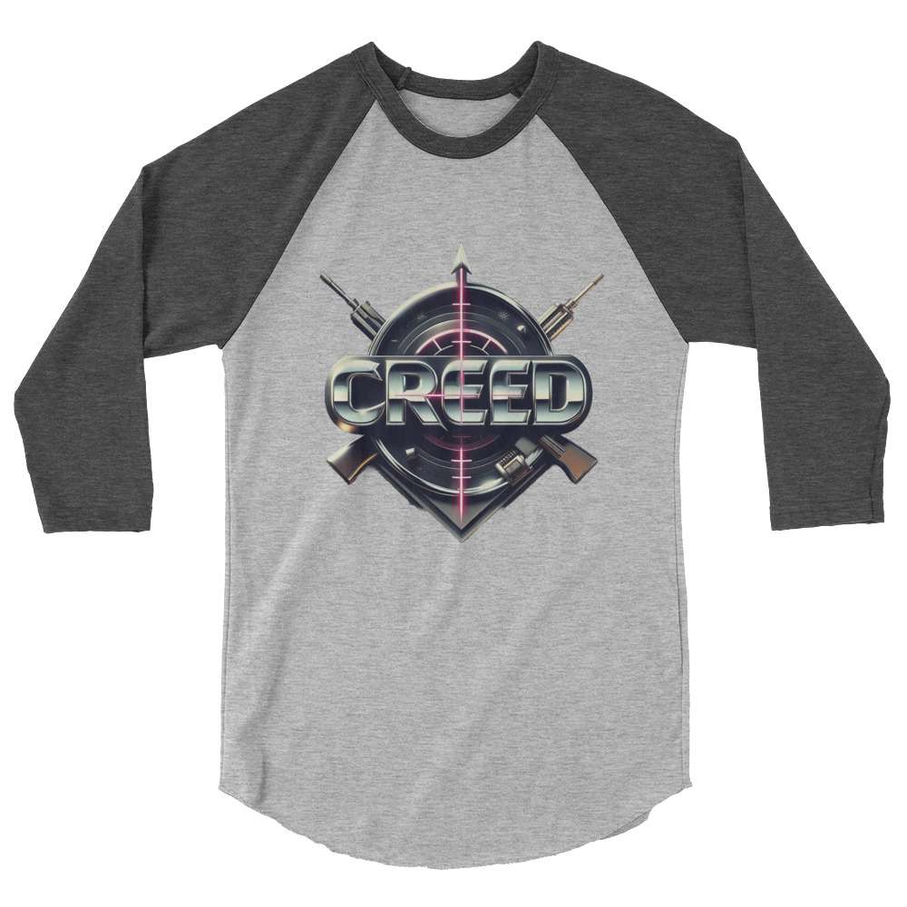 James Creed "Creed Guns" 3/4 sleeve raglan shirt
