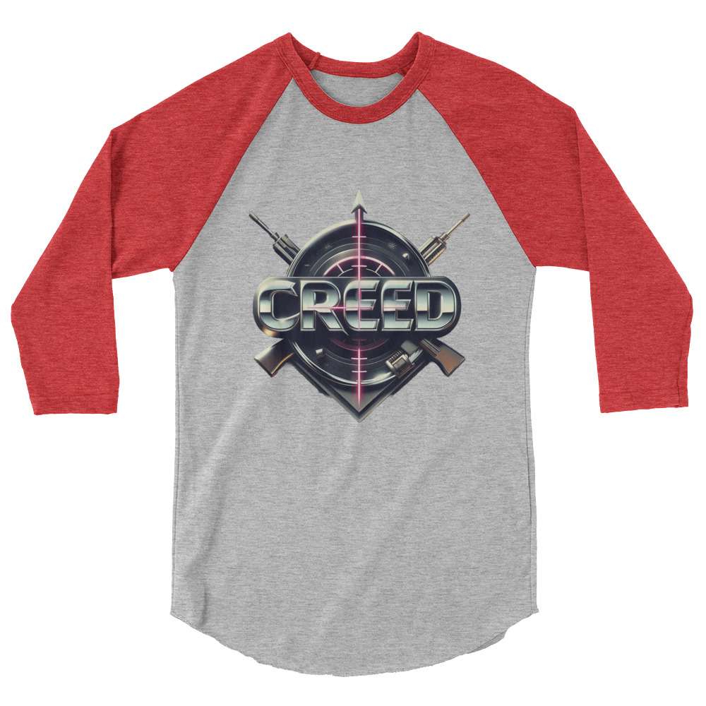James Creed "Creed Guns" 3/4 sleeve raglan shirt