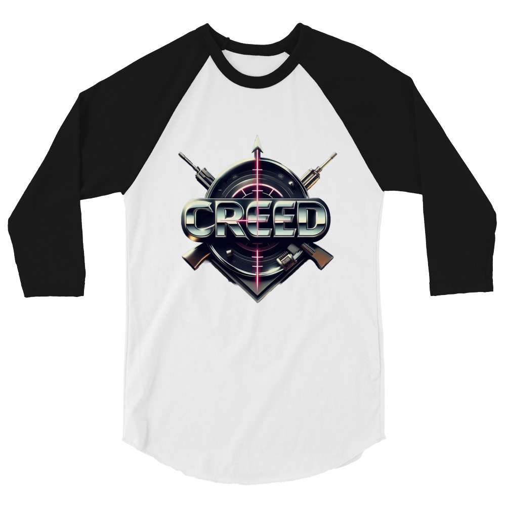 James Creed "Creed Guns" 3/4 sleeve raglan shirt