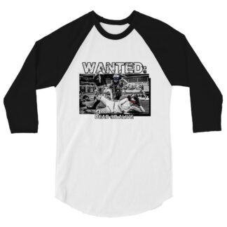 Maxximillian "Wanted" 3/4 sleeve raglan shirt