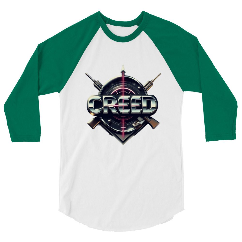 James Creed "Creed Guns" 3/4 sleeve raglan shirt