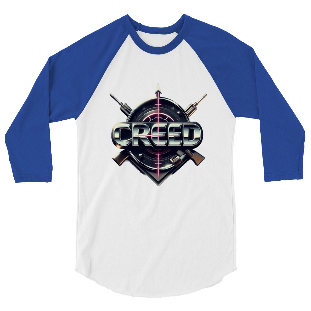 James Creed "Creed Guns" 3/4 sleeve raglan shirt