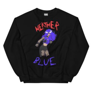 Heather Blue "Comic Book" Unisex Sweatshirt