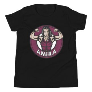 AMIRA "Double Guns Pose" Youth Short Sleeve T-Shirt