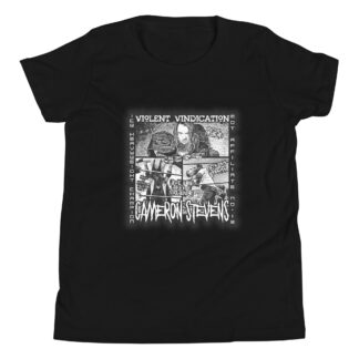 Cameron Stevens "Violent Champion Collage" Youth Short Sleeve T-Shirt