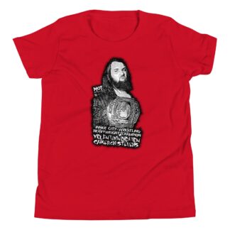 Cameron Stevens "ICW Heavyweight Champion" Youth Short Sleeve T-Shirt