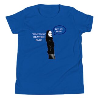 Heather Blue "Bet on Blue" Youth Short Sleeve T-Shirt