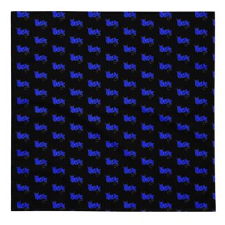 Heather Blue "Blue She-Devil" bandana