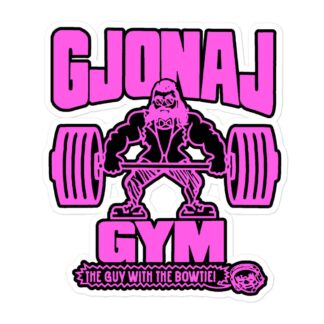 Joshua Gjonaj "Gjonaj GYM" Bubble-free stickers