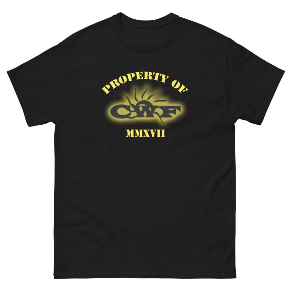 Coastal Wrestling Federation "Property of CWF" Short Sleeve Unisex t-shirt