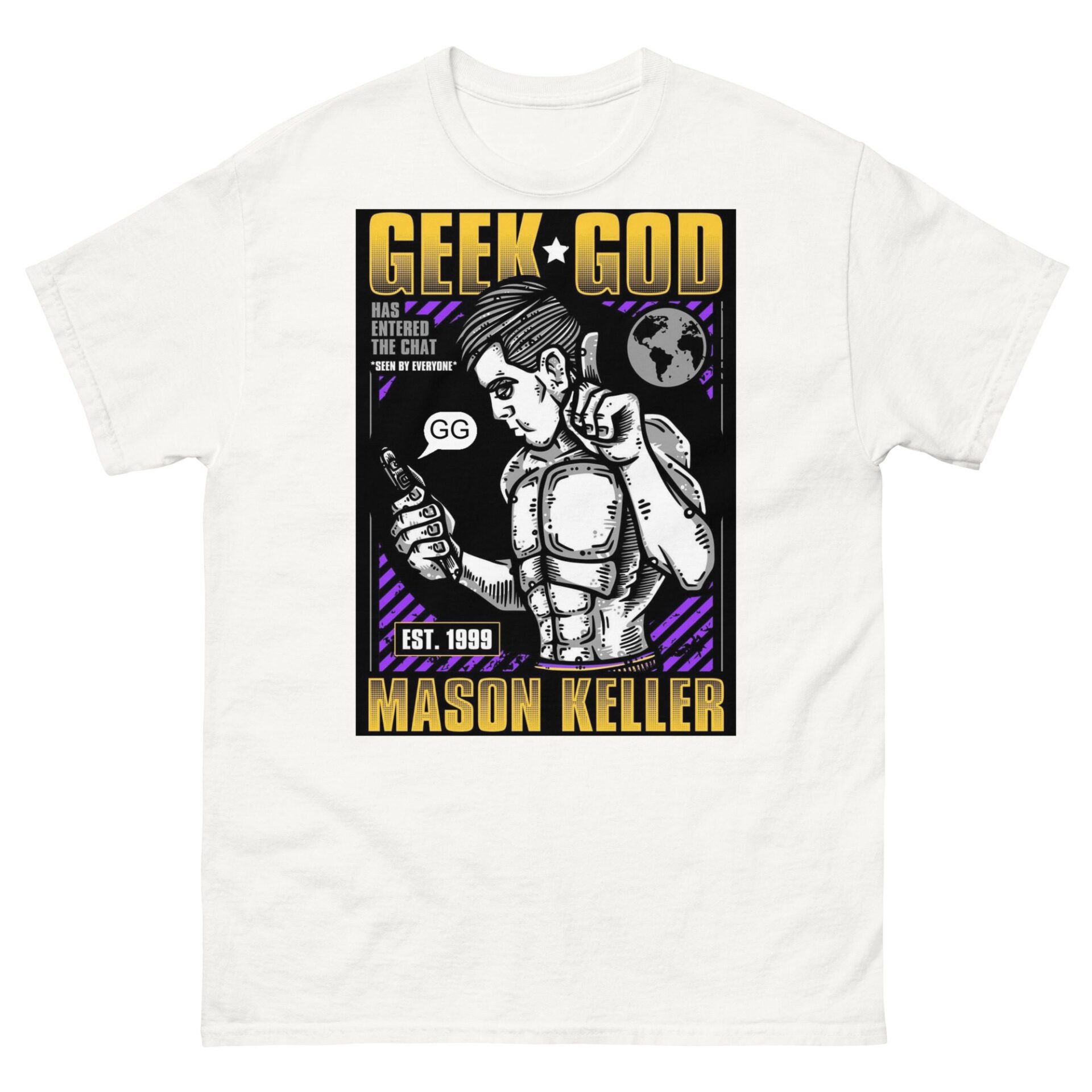 Mason Keller "Mark De Gruchy’s Design" Short Sleeve Unisex t-shirt