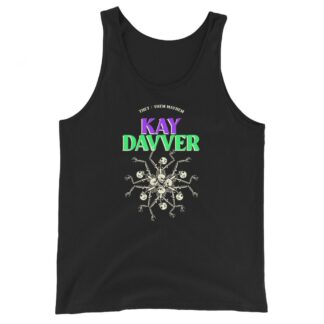 Kay Davver "Dancing Skeletons" Unisex Tank Top