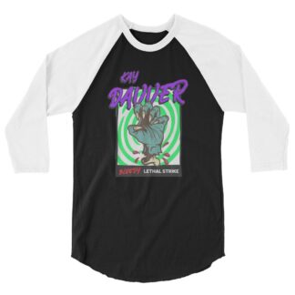 Kay Davver "Lethal Strike" 3/4 sleeve raglan shirt