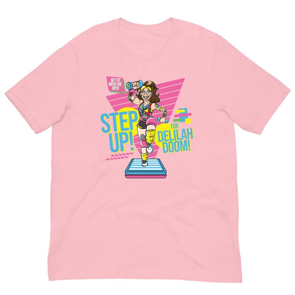 Delilah Doom "Step Up for Delilah by Jacob C Paul" Short Sleeve Unisex t-shirt
