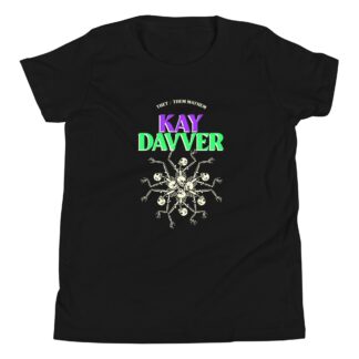 Kay Davver "Dancing Skeletons" Youth Short Sleeve T-Shirt