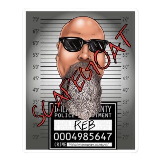 JTR Podcast Network "Reb- Scapegoat" Bubble-free stickers