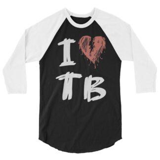 Tragedy Boiz "I <3 TB" 3/4 sleeve raglan shirt