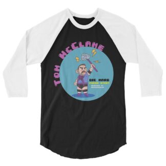Die Hard Tom McClane "Skeletor Underoos" 3/4 sleeve raglan shirt
