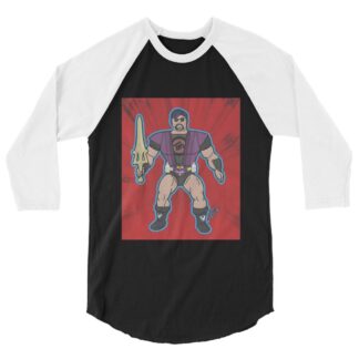 Die Hard Tom McClane "Mark G Doodle" 3/4 sleeve raglan shirt