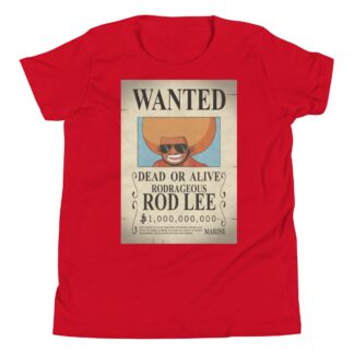 Rodrageous Rod Lee "Wanted Poster" Youth Short Sleeve T-Shirt