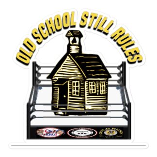 JTR Podcast Network "Old School Still Rules" Bubble-free stickers