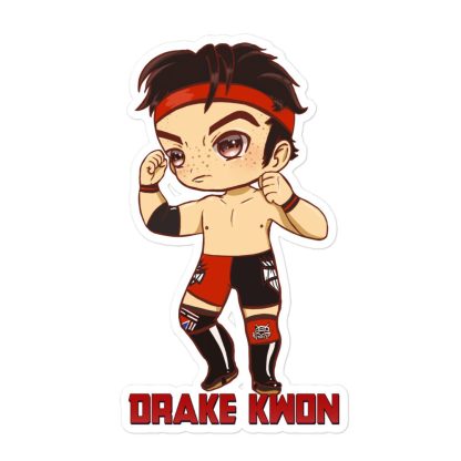 Drake Kwon "Drake "Chibi" Kwon" Bubble-free stickers