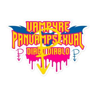 Vampyre Diago Diablo "Pan Vamp brand" Bubble-free stickers