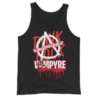 Vampyre Diago Diablo "MDC PUNKROCK VAMPYRE BRAND" Unisex Tank Top