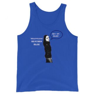 Heather Blue "Bet on Blue" Unisex  Tank Top