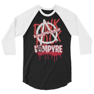 Vampyre Diago Diablo "MDC PUNKROCK VAMPYRE BRAND" 3/4 sleeve raglan shirt