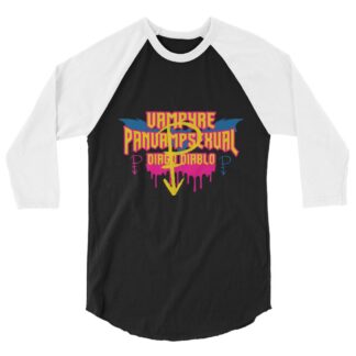 Vampyre Diago Diablo "Pan Vamp brand" 3/4 sleeve raglan shirt