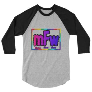 LvlUpNoah "MFW BI-Pridestyle" 3/4 sleeve raglan shirt